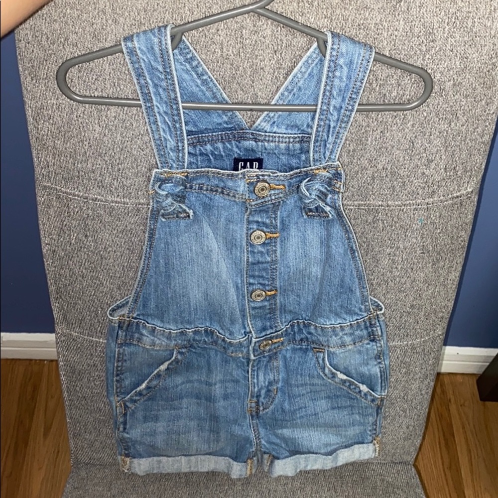 Girls Denim Romper/ Overalls